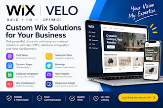 build and fix wix cms dynamic pages with velo