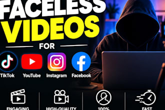 create faceless videos for tiktok youtube instagram and facebook