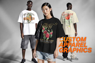 create custom apparel graphics for your clothing brand