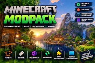 create fix optimize minecraft modpacks forge fabric convert minecraft developer