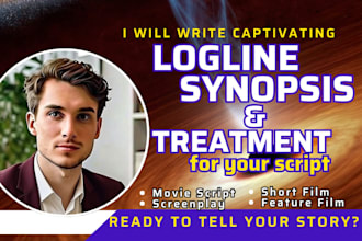 write, edit, polish synopsis logline treatment for screenplay, books, and novels