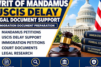 draft writ of mandamus and uscis delay legal documents