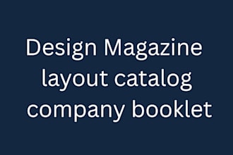 create a modern magazine layout with clean editorial design for you