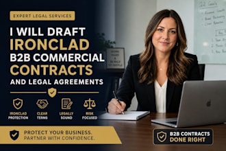 draft ironclad b2b commercial contracts and legal agreements