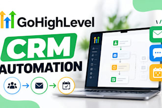 setup gohighlevel CRM workflows, lead follow up and appointment automation