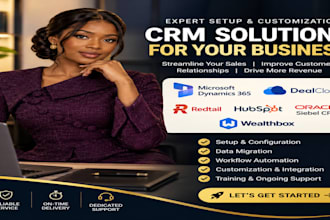setup microsoft dynamics 365 dealcloud redtail hubspot oracle CRM wealthbox xero