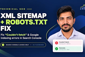 fix XML sitemap robots txt and google indexing errors in gsc