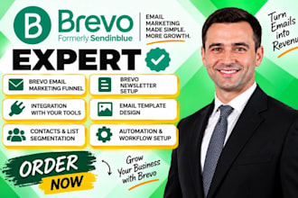 setup brevo email markeing funnel brevo newsletter integration email templates