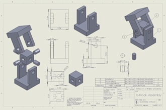 do 2d technical drawing 2d engineering drawing mechanical drawing in autocad