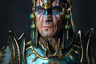3d fantasy character 3d game character realistic 3d metahuman character modeling