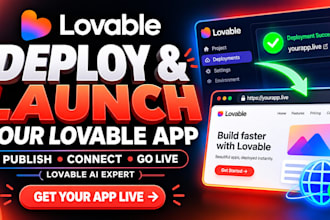 deploy lovable app, publish website and configure custom domain