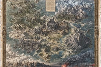 make a detailed fantasy map for your dnd or novel