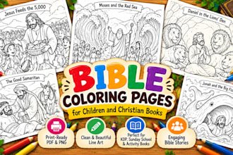 draw bible coloring book pages, christian activity books and line art