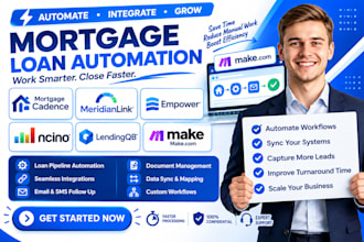 configure mortgage cadence meridianlink empower ncino lendingqb loan automation