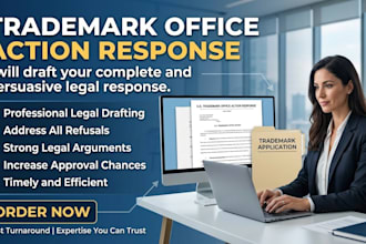 draft your trademark office action response document