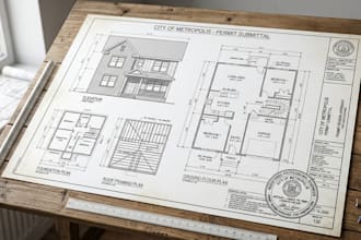 permit ready architectural and engineer stamp in georgia, illinois oklahoma,ca