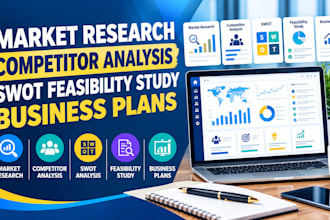 do market research competitor analysis swot feasibility study business plans