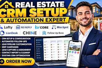 lofty rei reply kvcore wise agent liondesk chime follow up boss real estate CRM