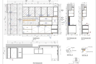 create casework, cabinet, and millwork shop drawings for woodworking fabrication