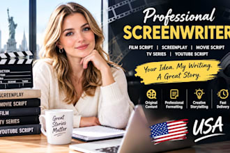 write film script, screenplay screenwriting movie script writing, youtube script
