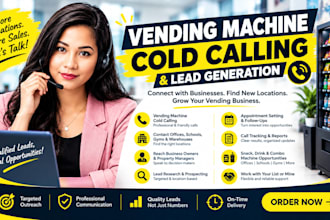 vending machine cold calling,vending machine cold caller,lead generation