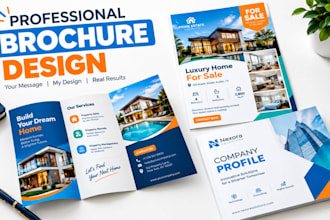 design real estate flyer open house flyer, brochure, catalog and company profile
