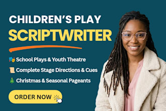 write an engaging children play script or skit