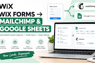 connect wix forms to mailchimp or google sheets for seamless lead capture data