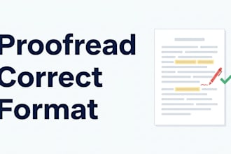 proofread correct and format your english or portuguese document