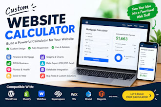 build a custom web calculator for your business