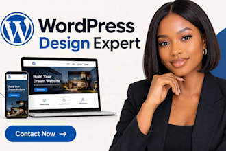 design wordpress website using elementor pro redesign elementor pro website