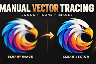 vectorize, redraw logo to vector, image to vector, vector tracing, vector file