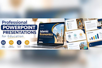 design professional powerpoint presentations for education and business
