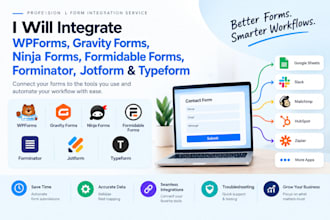 integrate wpforms gravity forms ninja forms formidable forms jotform nd typeform