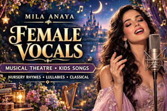 sing disney land, musical theatre, classical, kids song, nursery rhymes, lullaby