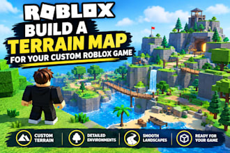 build a roblox terrain map for your custom roblox game