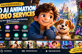 animated stories, ai cartoon video, disney animation, ai video art, pixar style