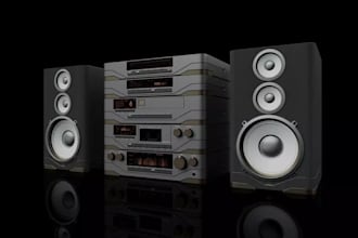 design custom hi fi speaker enclosure and audio product 3d cad modelling