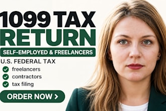 prepare your US self employed and 1099 tax return