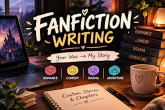 write engaging fanfiction stories and chapters