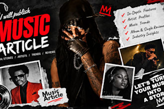 publish music article writing music magazine music video
