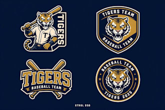 do amazing tiger team logo with unlimited revisions