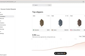 setup viral video clipping campaigns on whop