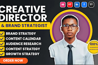 be your creative director brand strategist and social media content strategist
