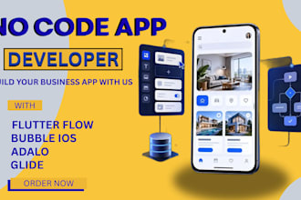 develop no code app, bubble web app startup mvp and workflow automation