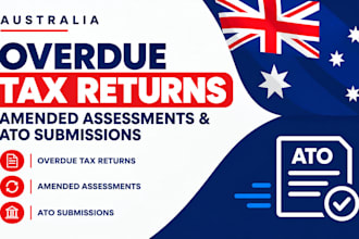 file australian overdue tax returns, amended assessments and ato submission