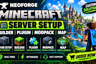 minecraft server setup minecraft builder minecraft plugin modpack minecraft map