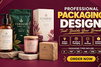 do ai packaging product label print ready label packaging design