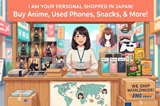 buy anything in japan for you and ship it worldwide