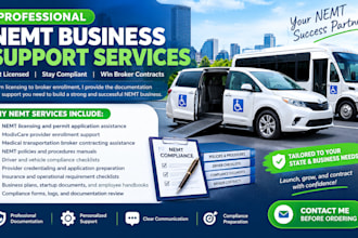 do nemt licensing, broker contracts, modivcare enrollment, policy and procedure